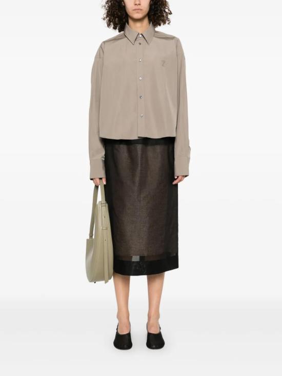  아미 셔츠 USH120CO0076 grey - AMI