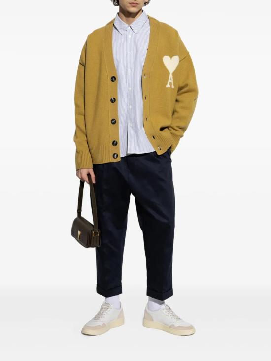  아미 블라우스 BFUSH063CO0087 blue - AMI