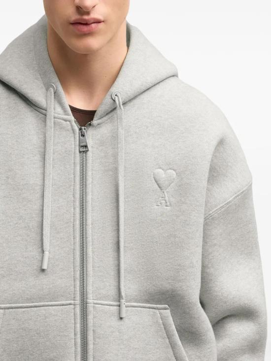  아미 후드 티셔츠 H24USW427749 - AMI