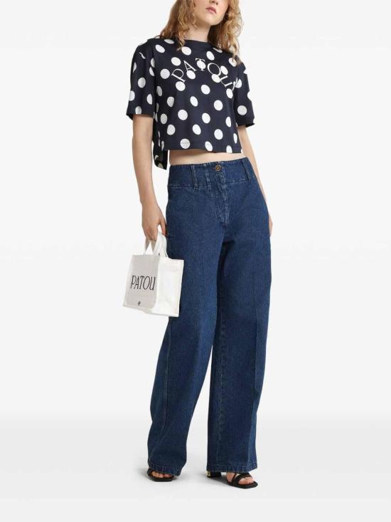  파투 반팔 티셔츠 JE13799995064 Dark Blue - PATOU