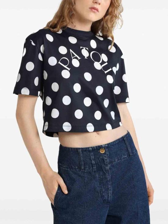  파투 반팔 티셔츠 JE13799995064 Dark Blue - PATOU