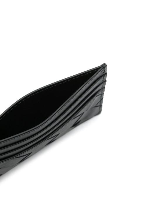 26SS 보테가베네타 인트레치아토 카드 지갑 795612VCPQ38803 Black - BOTTEGA VENETA