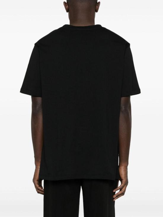  발망 반팔 티셔츠 EH1EG010BB17EAB Black - BALMAIN