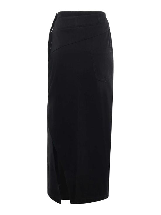  로에베 롱 스커트 S359Y1EX081100 Black - LOEWE