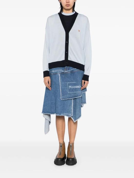  메종키츠네 가디건 OW00516KT11360142 sky - MAISON KITSUNE