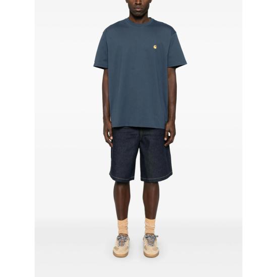 25SS 칼하트 반팔 티셔츠 I026391 2Q8XX BLUE - CARHARTT