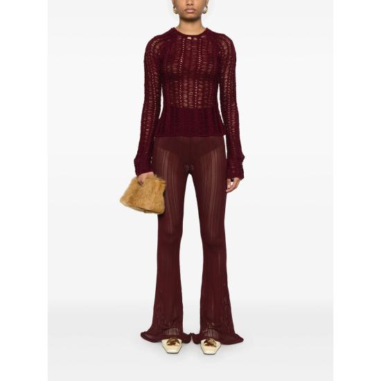 25SS 세퍼 플레어 팬츠 ELODIE MAROO RED - SEFR