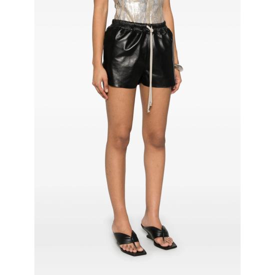 25SS 릭 오웬스 숏팬츠 RO01E7379 LBY 09 BLACK - RICK OWENS