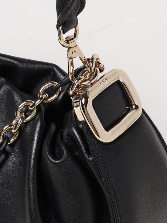 25SS 로저비비에 비브 초크 로얄 미디엄 핸드백 RBWAOGS0300YDR B999 Black - ROGER VIVIER
