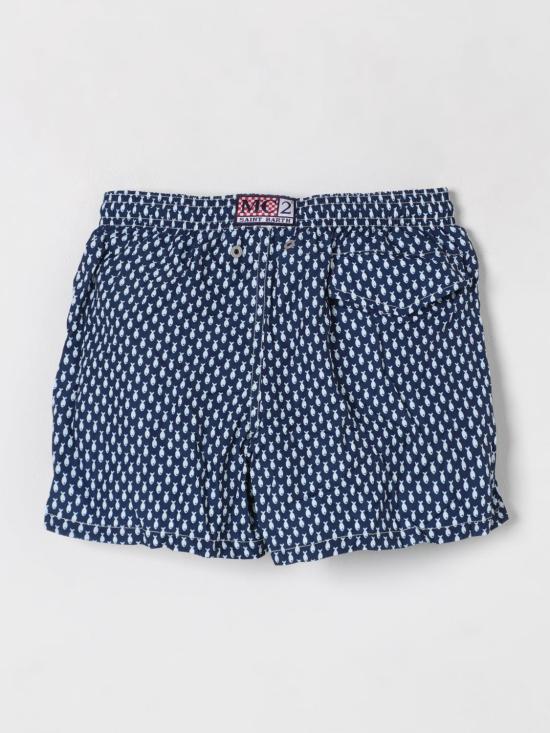 25SS [키즈] 세인트바쓰 스윔팬츠 JEA000402401H 61 HOPEA Blue - MC2 SAINT BARTH