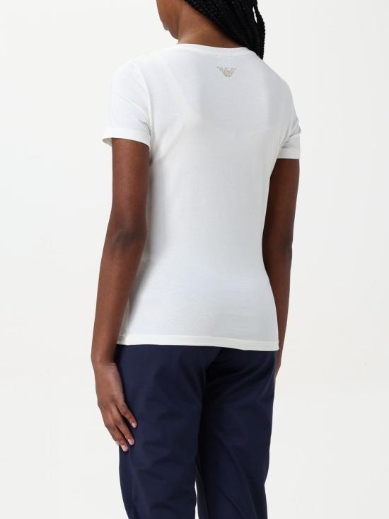 25SS 엠포리오 아르마니 반팔 티셔츠 8NTT67TJDQZ U0005 Natural - EMPORIO ARMANI