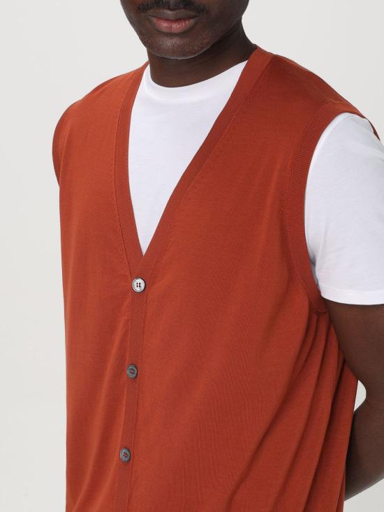 25FW 드루모어 베스트 D0GN108 298 Rust - DRUMOHR