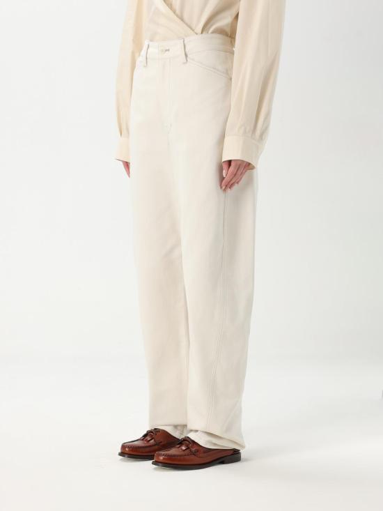 25SS 르메르 팬츠 PA1181LF1365 WH014 White - LEMAIRE