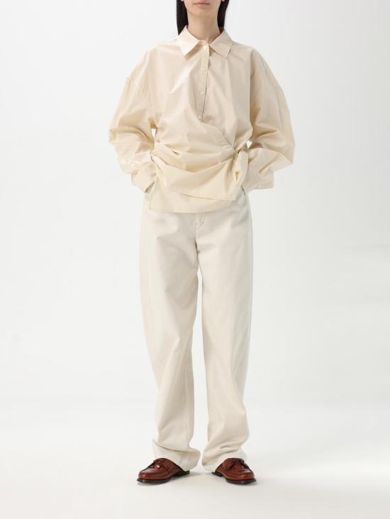 25SS 르메르 팬츠 PA1181LF1365 WH014 White - LEMAIRE