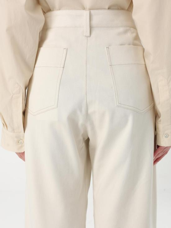 25SS 르메르 팬츠 PA1181LF1365 WH014 White - LEMAIRE