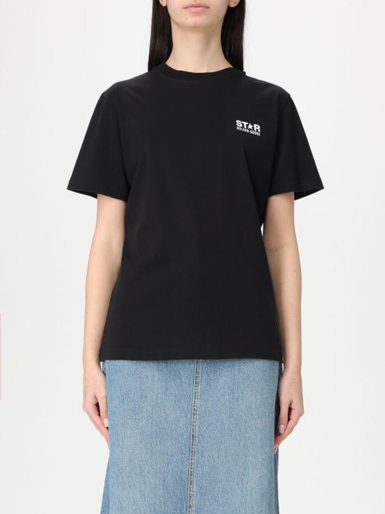 25SS 골든구스 반팔 티셔츠 GWP01220P00087980203 Black