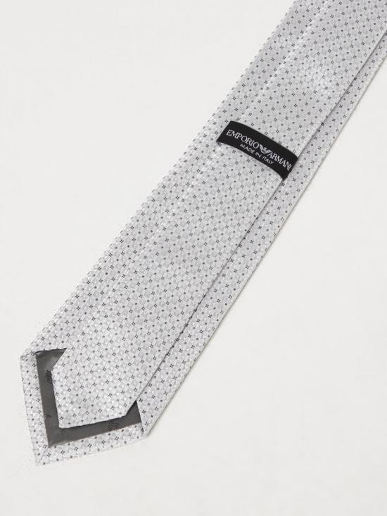 25FW 엠포리오 아르마니 넥타이 EM001346TE13715 F8110 Pearl - EMPORIO ARMANI