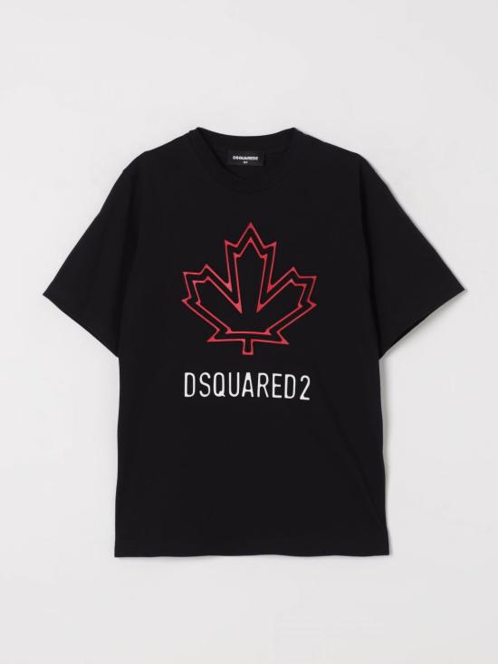 25FW [키즈] 디스퀘어드2 티셔츠 DQ2770D0015 DQ900 Black