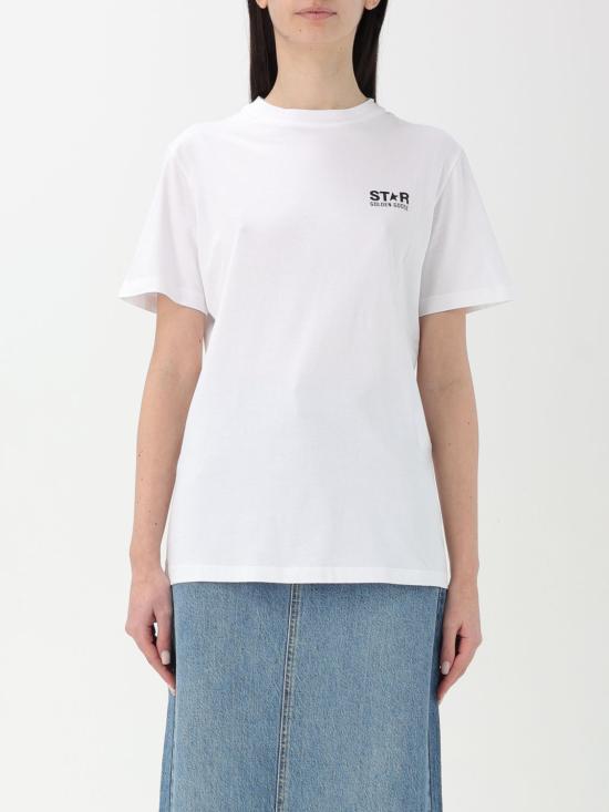 25FW 골든구스 반팔 티셔츠 GWP01220P00087910283 White