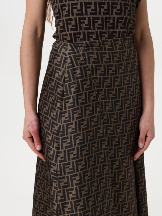 25SS 펜디 스커트 FQ7601A8G3 F1440 Mud - FENDI