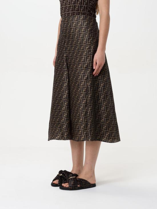 25SS 펜디 스커트 FQ7601A8G3 F1440 Mud - FENDI