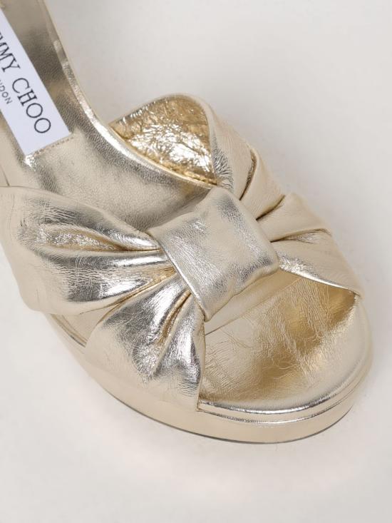 26SS 지미추 힐/펌프스 HELOISE80BYK LIGHT Gold - JIMMY CHOO
