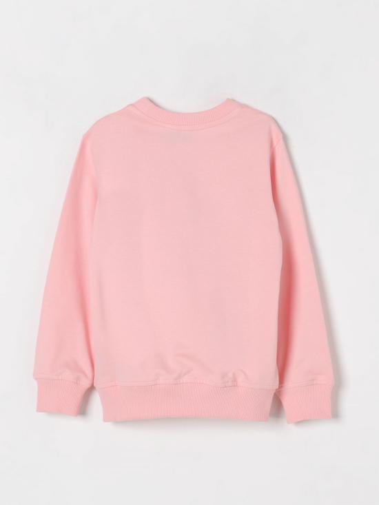 25SS [키즈] 모스키노 풀오버 HUF08VLCA19 50209 Pink - MOSCHINO