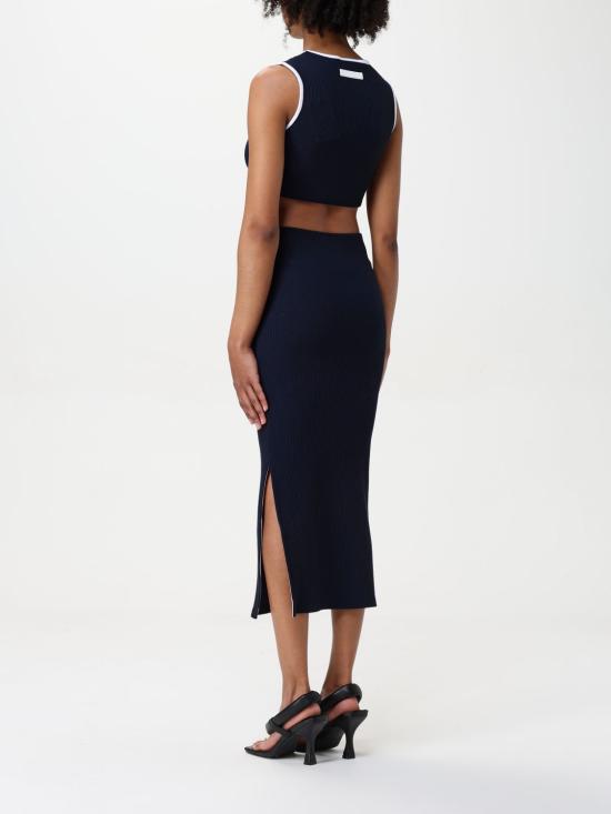 25SS 엠포리오 아르마니 롱 원피스 7W000301AF12654 UB102 Blue - EMPORIO ARMANI