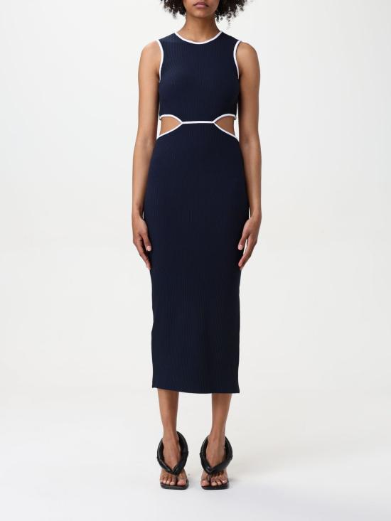 25SS 엠포리오 아르마니 롱 원피스 7W000301AF12654 UB102 Blue