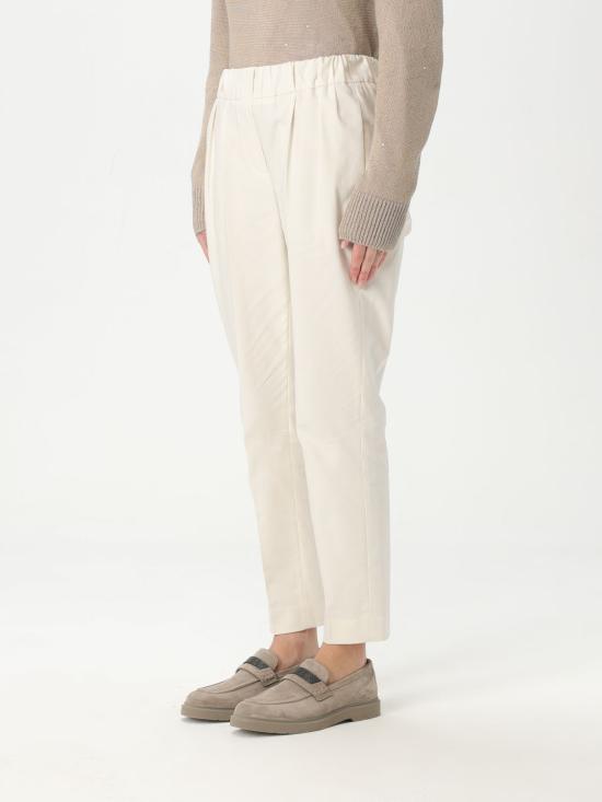 25SS 브루넬로 쿠치넬리 팬츠 M0F70P1673 C8555 White - BRUNELLO CUCINELLI