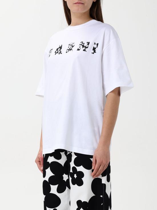 25FW 마르니 반팔 티셔츠 THJET49P15USCX50 FLW01 Lilac - MARNI