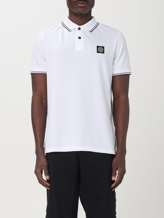 25FW 스톤 아일랜드 폴로 티셔츠 22002SCS0018 V1001 White