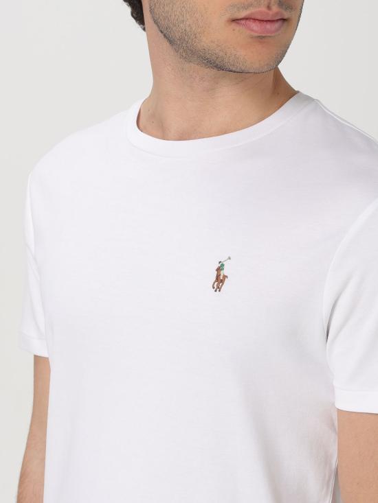 25FW 폴로 랄프로렌 반팔 티셔츠 710740727 002 White - POLO RALPH LAUREN