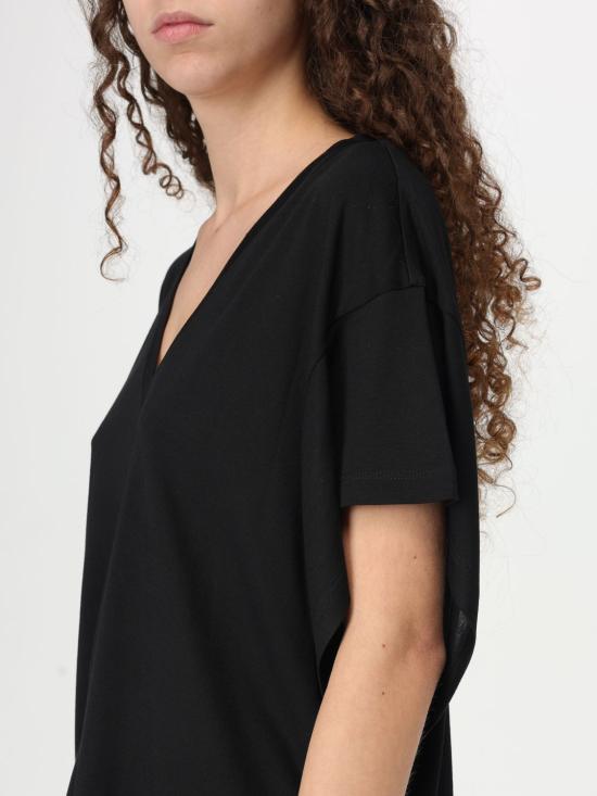 25FW 돈답 반팔 티셔츠 DS021JF0349DXXX 999 Black - DONDUP