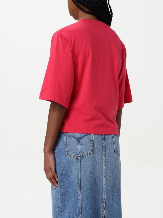 25FW 핑코 반팔 티셔츠 104604A2F8 O57 Red - PINKO