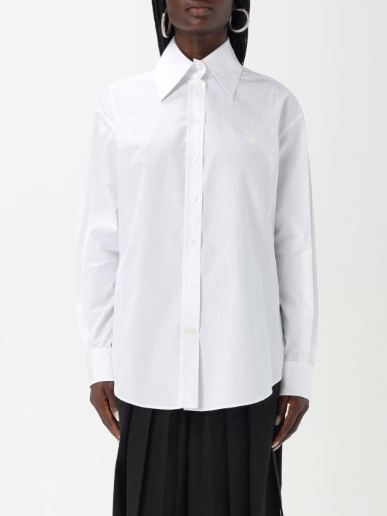 25SS 알렉산더 맥퀸 셔츠 818362QAAAD 9000 White