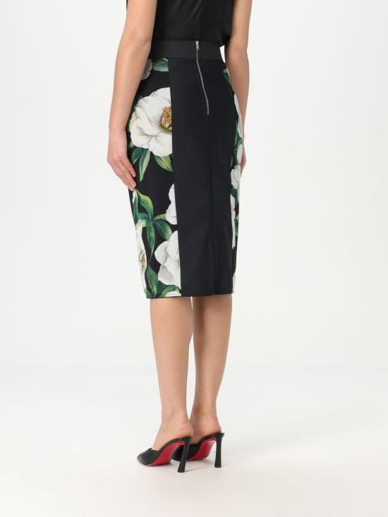 25SS 돌체앤가바나 미디 스커트 F4CWKTFSSK2 HN5JB Black - DOLCE & GABBANA