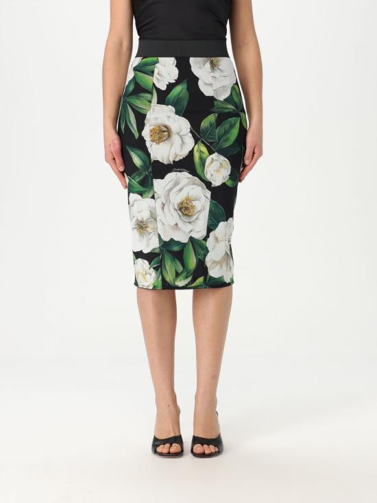 25SS 돌체앤가바나 미디 스커트 F4CWKTFSSK2 HN5JB Black