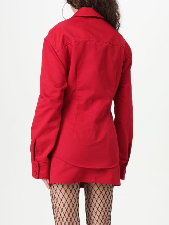 25FW 쿠레쥬 블라우스 125CCH074PL0178 4015 Red - COURREGES