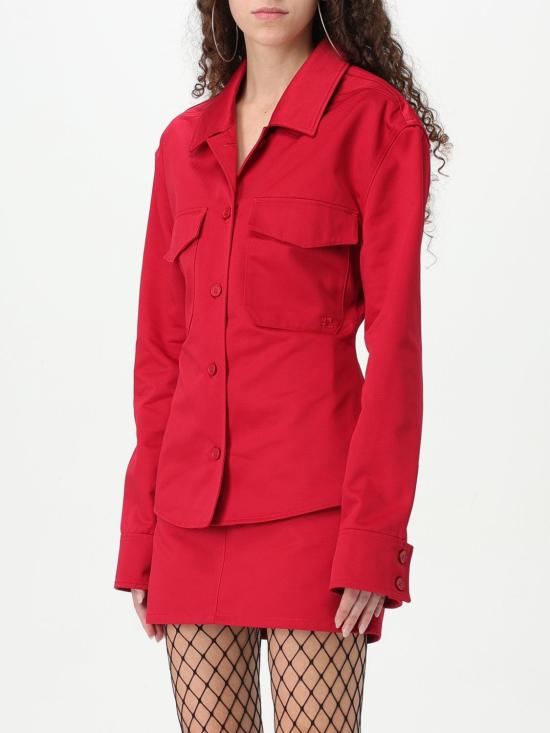 25FW 쿠레쥬 블라우스 125CCH074PL0178 4015 Red - COURREGES