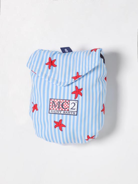 25SS [키즈] 세인트바쓰 스윔팬츠 COM001001402H STARFISH STRIPES S 31 Gnawed Blue - MC2 SAINT BARTH