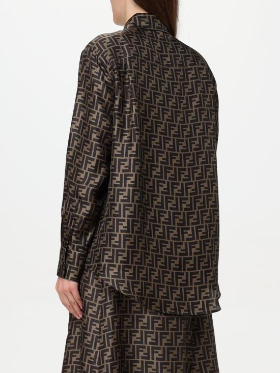 25SS 펜디 블라우스 FS8107A8G3 F118W Tobacco - FENDI