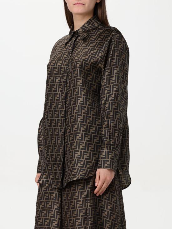 25SS 펜디 블라우스 FS8107A8G3 F118W Tobacco - FENDI