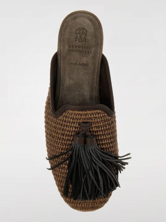 25SS 브루넬로 쿠치넬리 뮬/슬리퍼 MZ39C2938 C193 Brown - BRUNELLO CUCINELLI