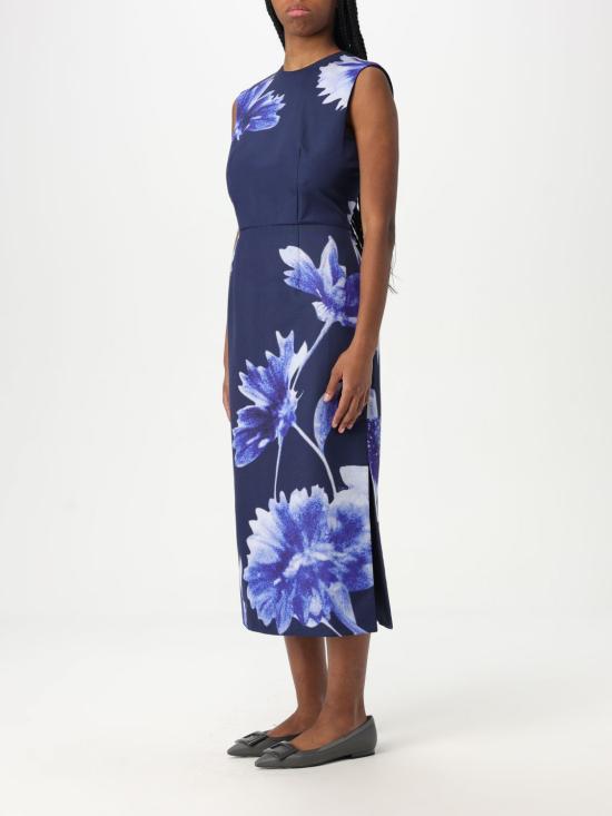 25SS 에르뎀 롱 원피스 PS25D29ITCVF TROUBRIDGE FLORAL INDIGO Blue - ERDEM