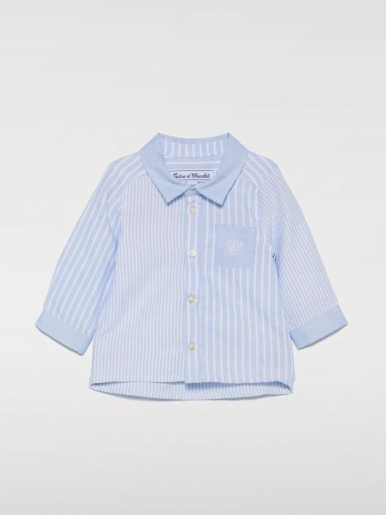 25FW [키즈] 타티네쇼콜라 셔츠 CA12081 44 Blue