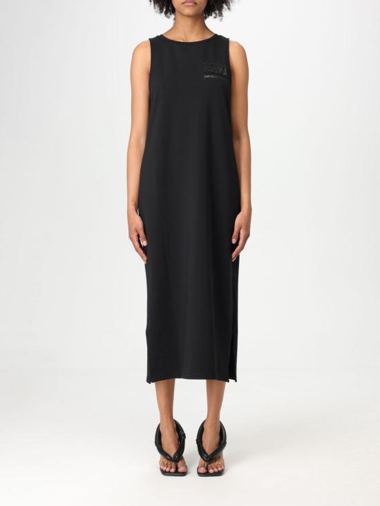 25SS 엠포리오 아르마니 롱 원피스 7W000180AF12484 UC001 Black
