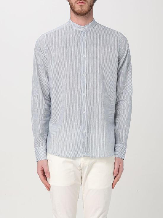 25SS 마뉴엘리츠 긴팔 셔츠 3832E604LC253305 86 Blue