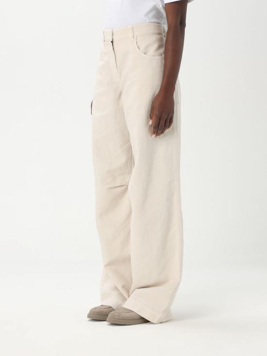 25FW 브루넬로 쿠치넬리 데님 팬츠 ML996P5985 C8739 White - BRUNELLO CUCINELLI