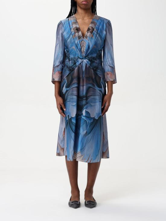 25FW 알베르타 페레티 롱 원피스 04311629 1293 Gnawed Blue